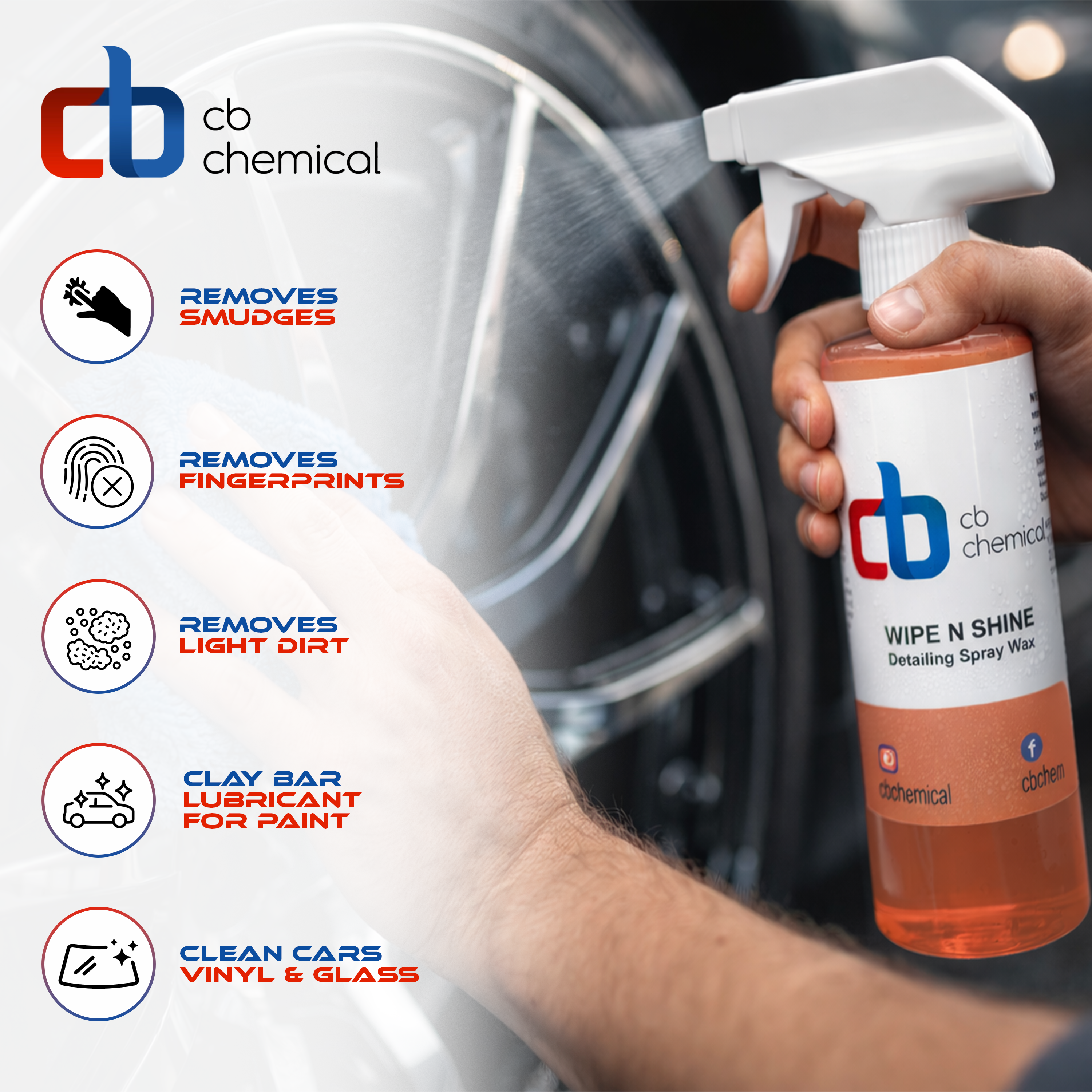 Wipe & Shine Spray Wax – C & B Chemical, Inc