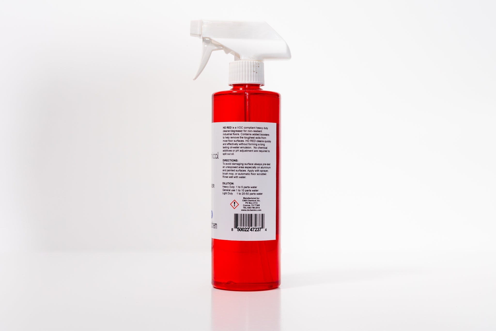 HD Red - Floor Cleaner/Degreaser - C & B Chemical, Inc