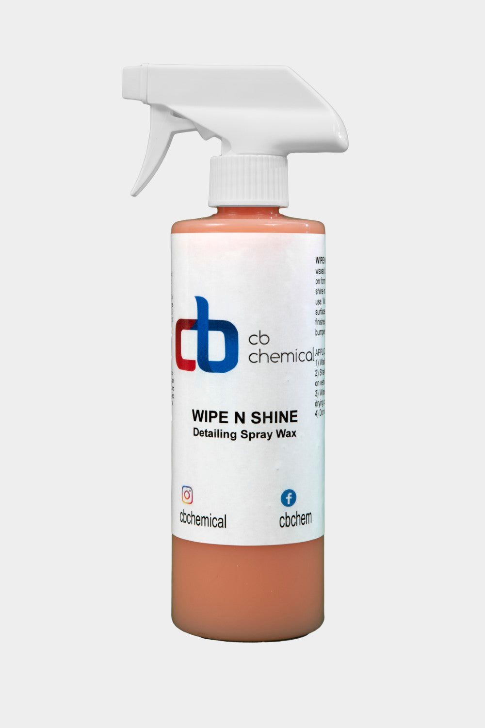 Wipe & Shine Spray Wax - C & B Chemical, Inc